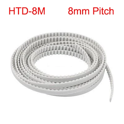 

HTD 8M 35mm 40mm 45mm 50mm Width 8mm Pitch Open Loop End PU Polyurethane Steel Wire Groove Cogged Linear Synchronous Timing Belt