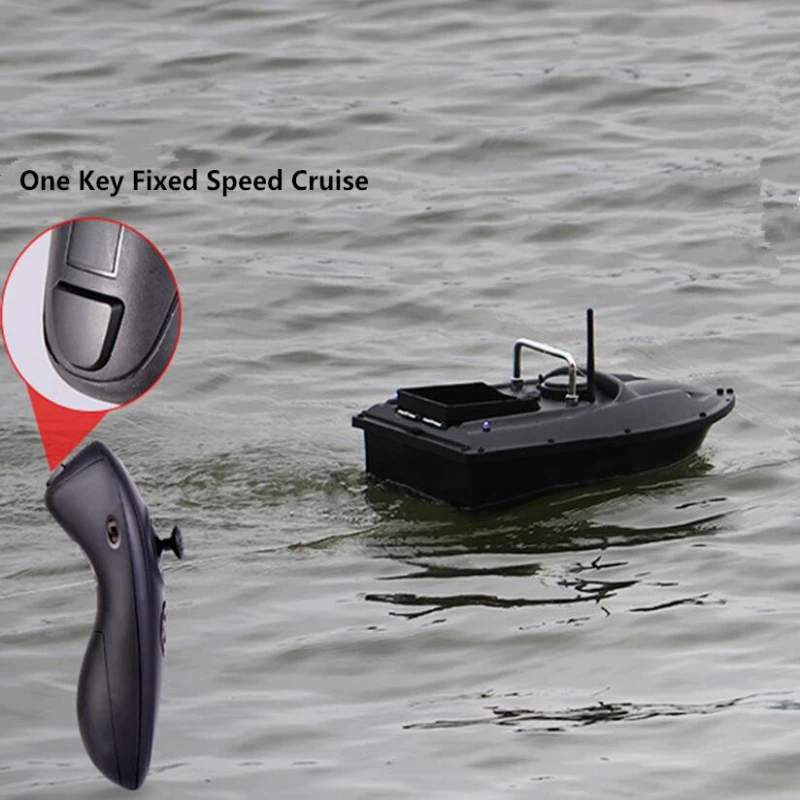 Constant Speed Cruise 500m Smart Lure Fishing Remote Control Fishing Bait Boat Auto RC Fishing Bait Boat Fixed Speed Cruise Nest