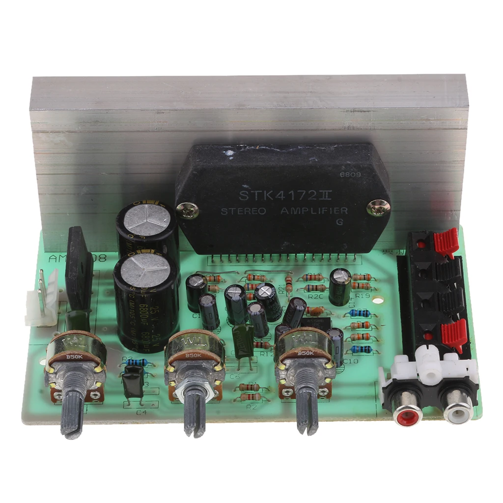 DX0408 Universal 2.0 Channel Digital Power Audio Stereo Amplifier Board DC 12V