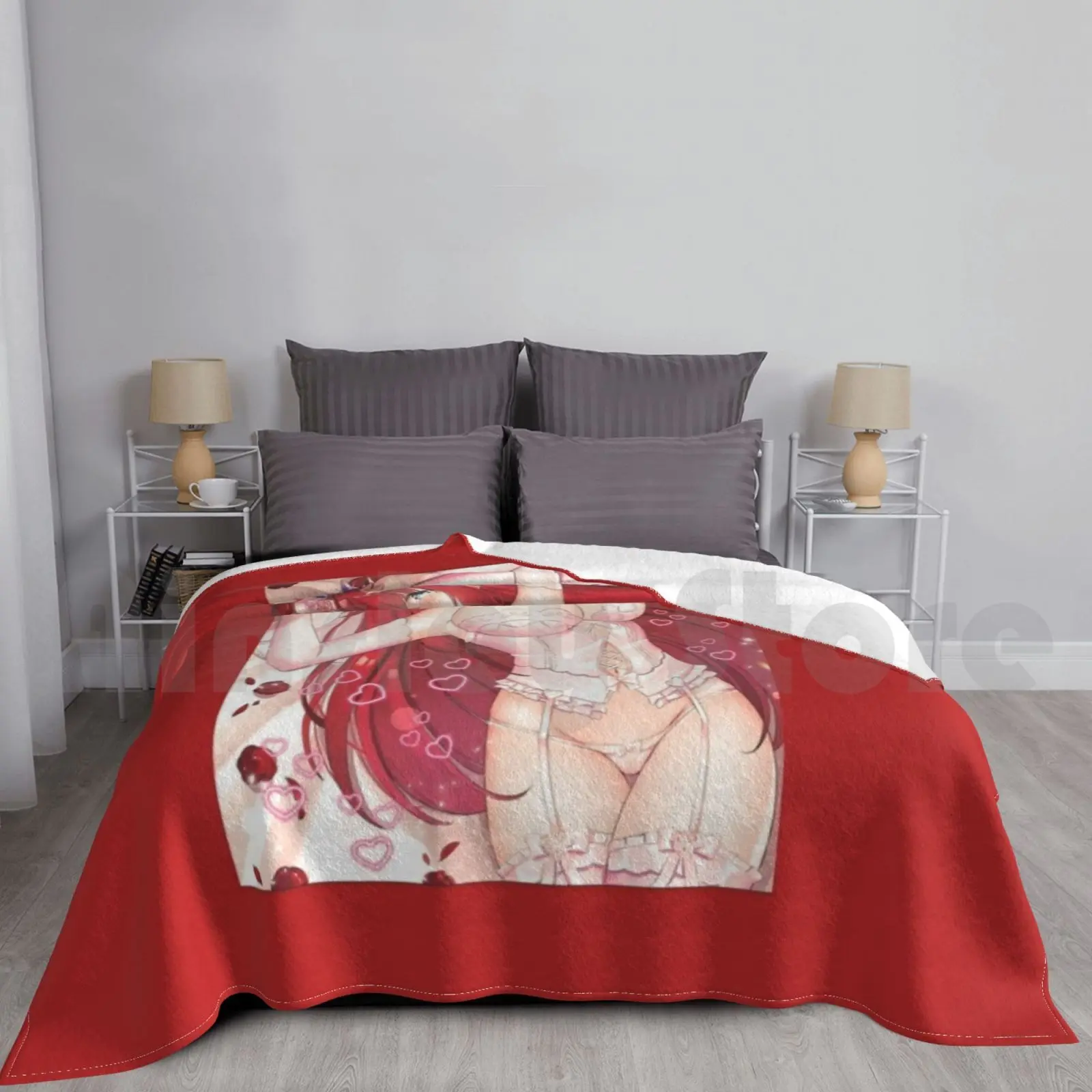 Anime Girl Blanket Fashion Custom Rias Gremory Rias Gremory Sexy Senpai Cute Weeb Anime Lover Oppai Cute Lewd Ecchi