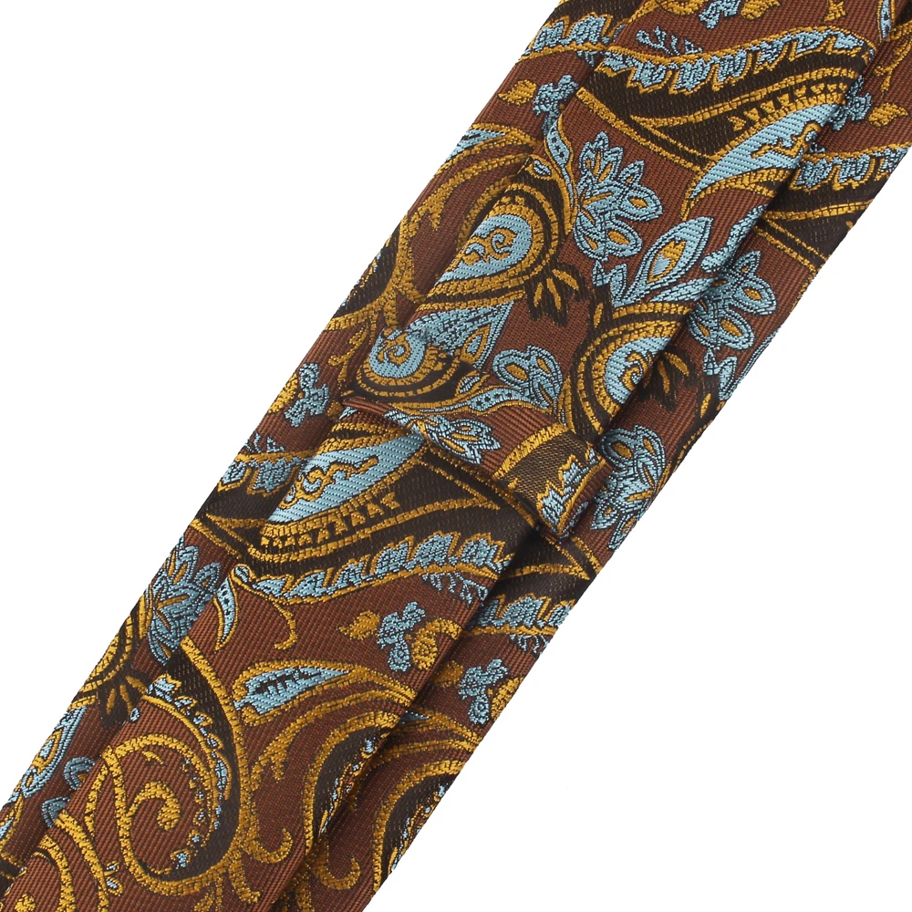 Polyester Jacquard Floral Ties For Men Women FashionPaisley Neck Tie for Wedding Business Suits Classic Tie Men Necktie Gravatas