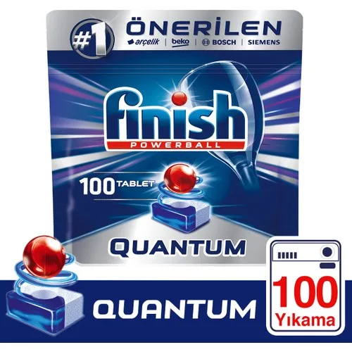 Finish Quantum 100 Tablet Dishwasher Detergent