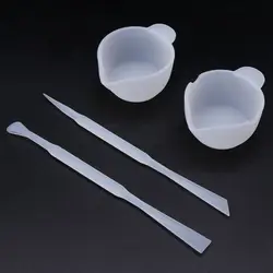 1 Set Mix Cup Silicone Mold Epoxy Resin Mold Tools DIY Jewelry Making Stick Hand made Accessories