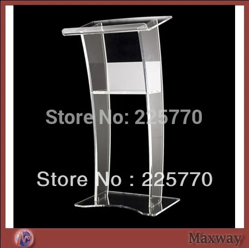 

church acrylic podium/Free Shipping Beautiful Easy Cheap Detachable Acrylic Podium Pulpit Lectern