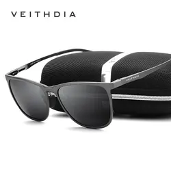 VEITHDIA Fashion Vintage Men's Sunglasses Polarized UV400 Lens Glasses Aluminum Magnesium Eyeglasses Eyewear Accessories 6623