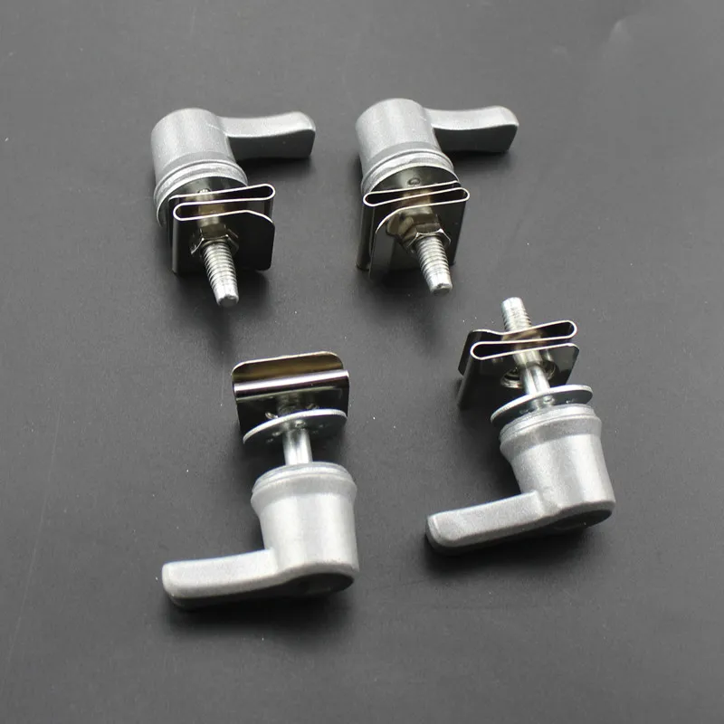 

Metal Motorcycle Sliver Saddlebag Lever Lock Bolts Nuts Mounting Kit For Harley Touring Road Street Glide Electra