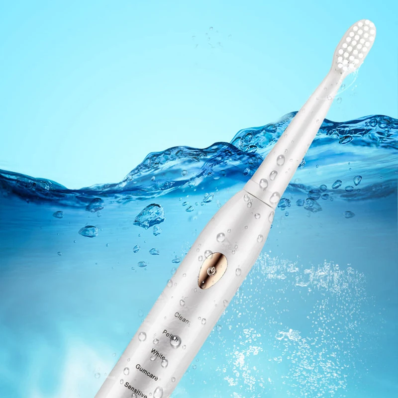 Sonic Toothbrush Adults Electric Toothbrush Rechargeable 4 8 Tooth Brush Heads Oral Nozzle For Toothbrush Dental Sound