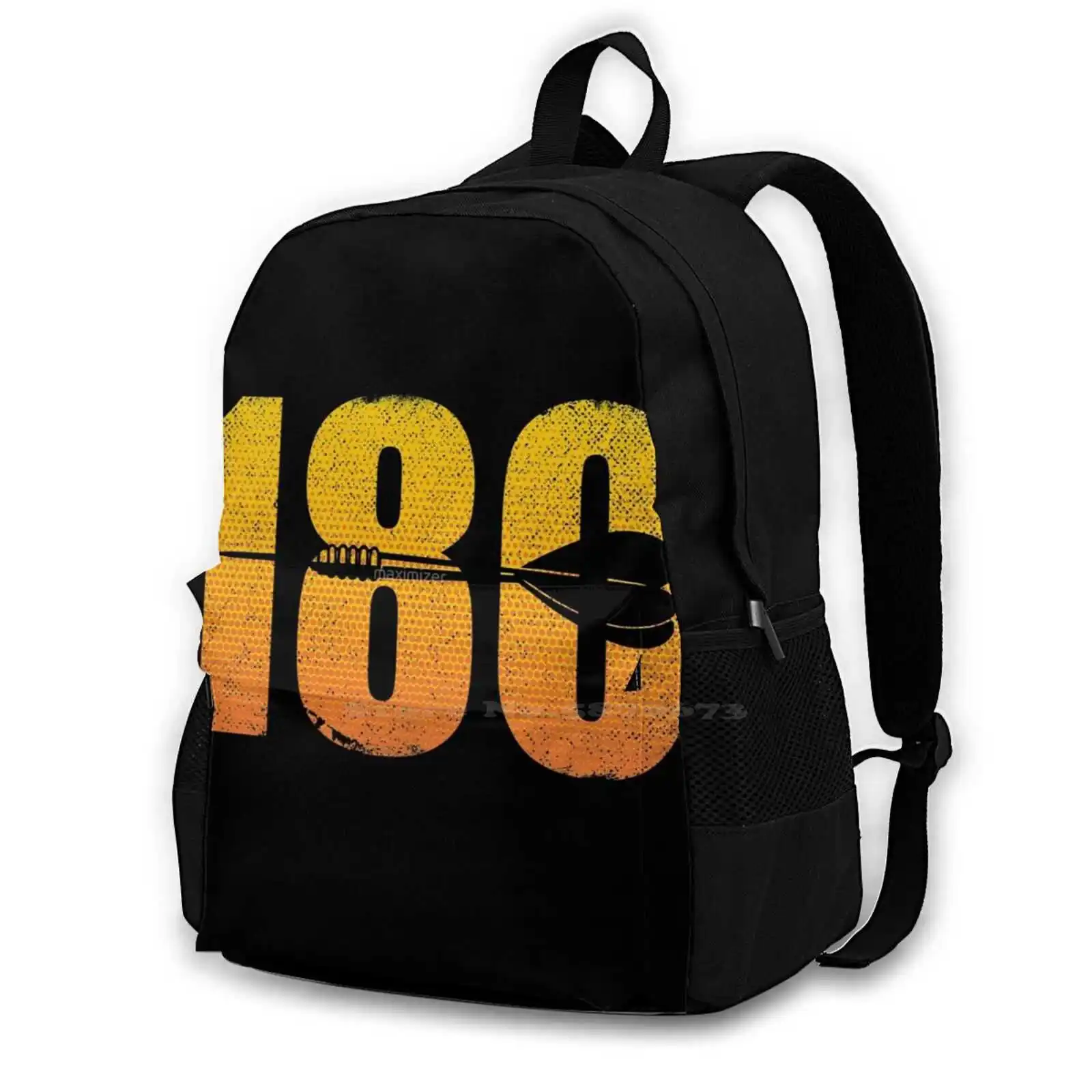 180 Triple Twenty Darts Dart Retro Vintage Sport New Arrivals Unisex Bags Casual Bag Backpack Idea Darts Dart Arrow Darts Player