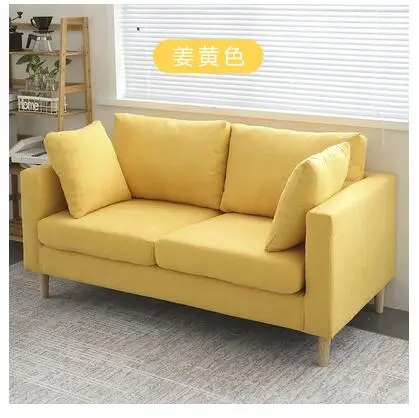 Contracted modern cloth art sofa small family sitting room web celebrity double three Nordic easy rental room clothing store