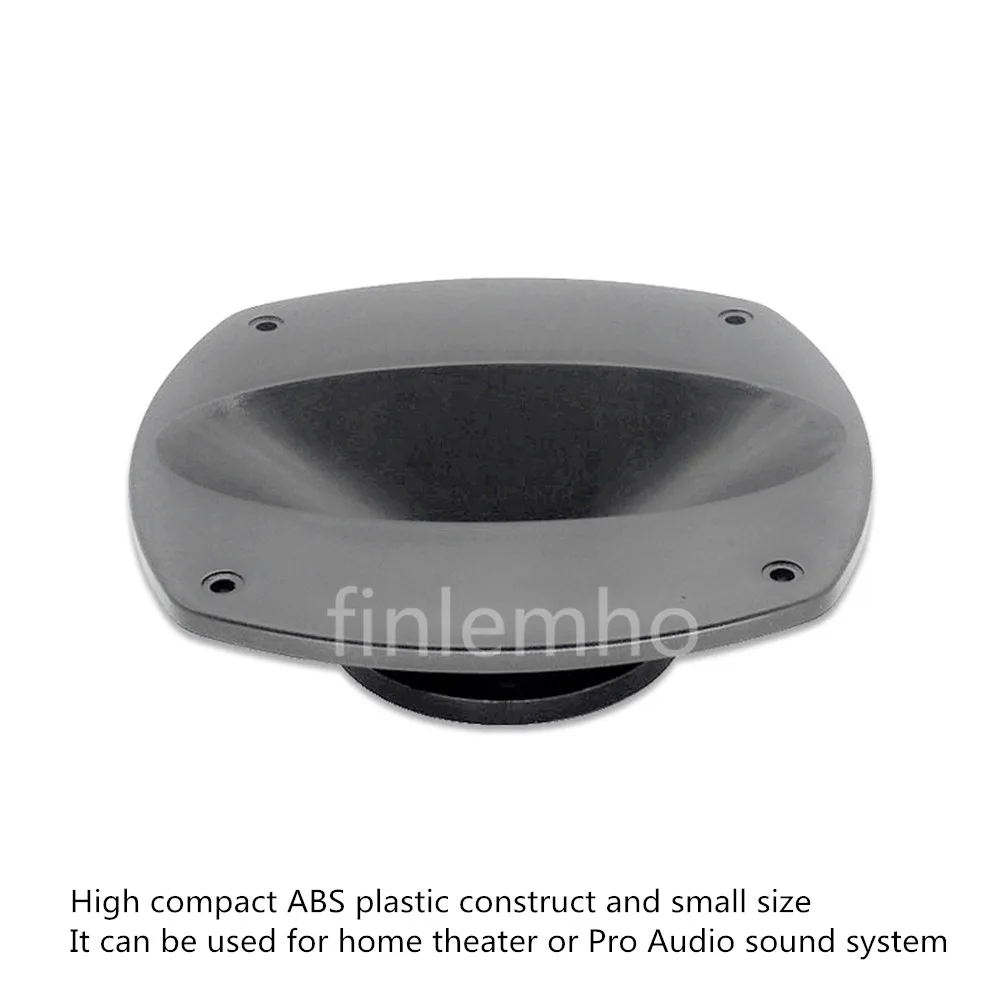 2PC DJ ลำโพงทวีตเตอร์ Horn รูปไข่ Waveguide 195*195มม.1 "สำหรับโฮมเธียเตอร์เสียงระดับมืออาชีพผสม Public Address