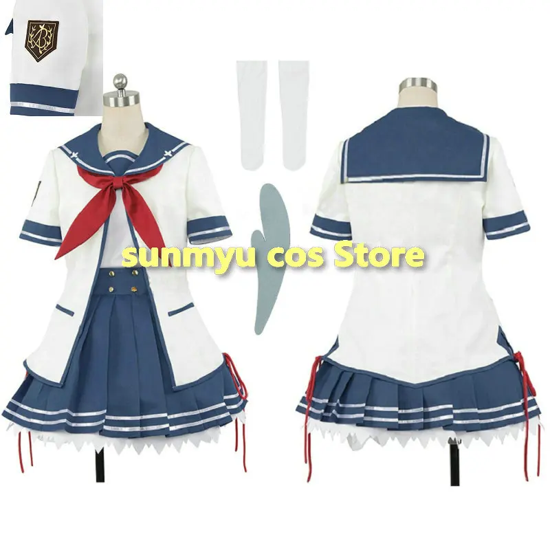 Aokana Four Rhythm Across the Blue Asuka Kurashina Uniform Ao no Kanata no Four Rhythm Cosplay Costume Custom Size Halloween