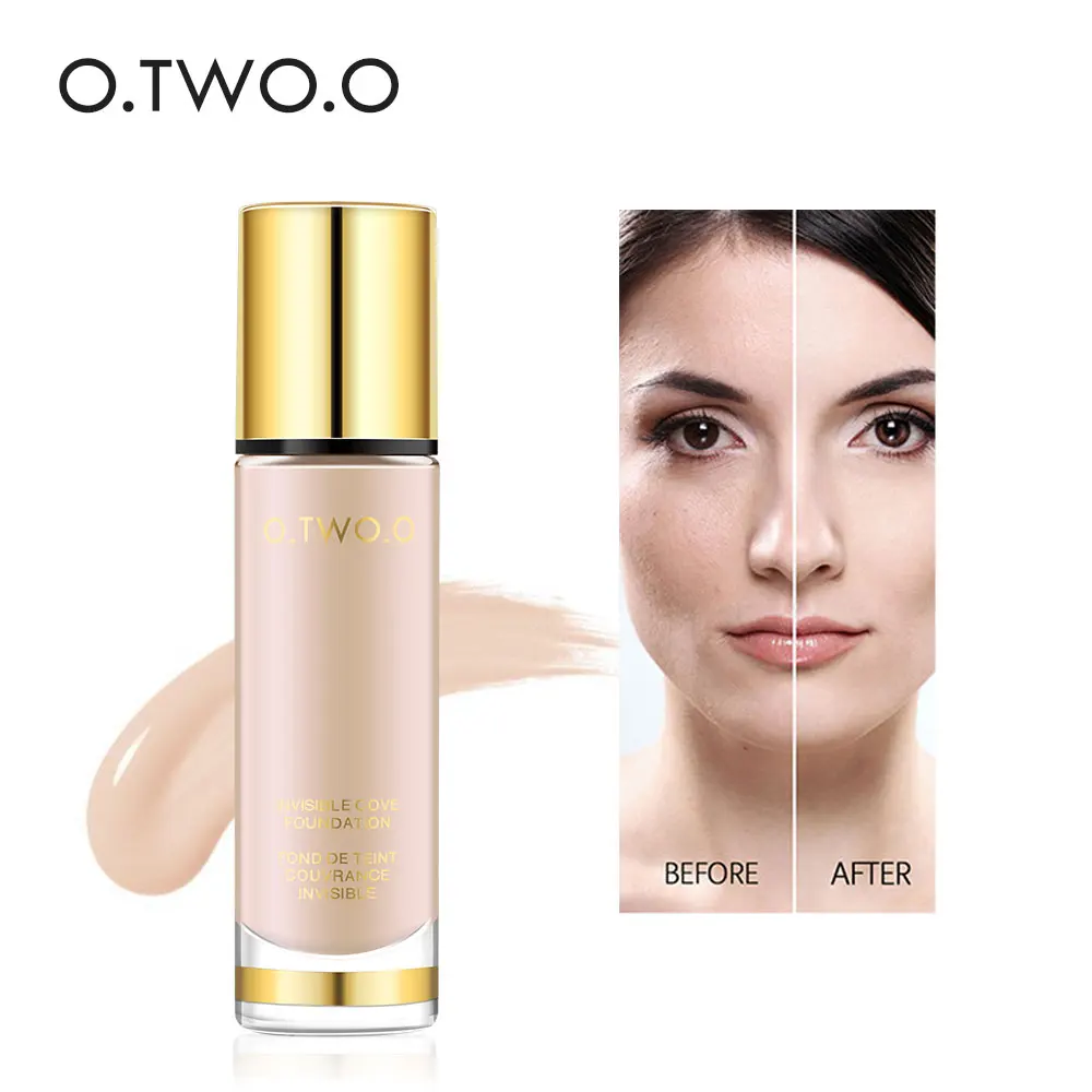 O.TWO.O Wholesale Liquid Foundation for Face Base Makeup Waterproof Face Corrector Moisturizer Face Concealer Cosmetics 8 Colors