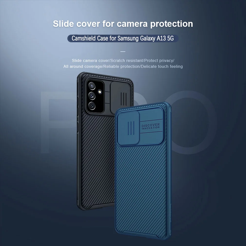 For Samsung Galaxy A13 5G A 13 Case NILLKIN Camshield Slide Protection Privacy Lens Camera Back Cover For Samsung A13 5G Shell