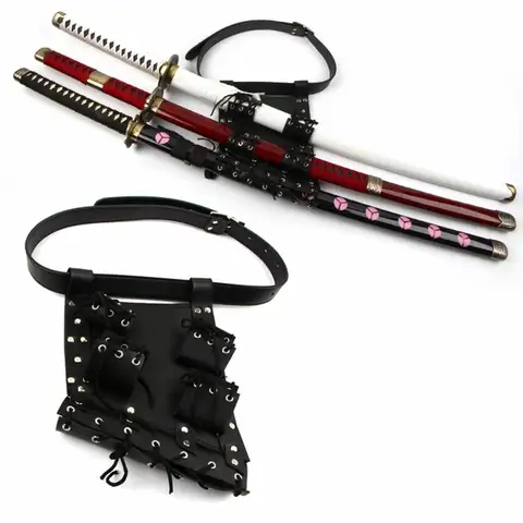 Sword Bag Sword Carry Case Waistband Strap for Roronoa Zoro Cosplay Ninja Hero Cosplay Anime Costume Holster Props
