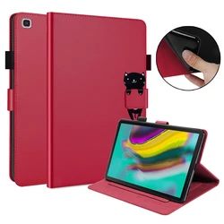 Tablet Coque For Samsung Tab S5e Case SM T720 T725 Lovely Cartoon Magnetic Wallet Cover Funda For Galaxy Tab S5e Case 10.5