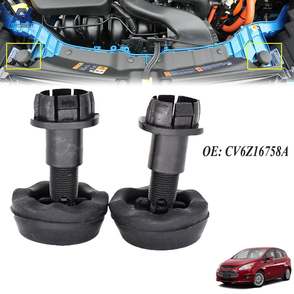 2x Voor Ford Focus Escape Kuga Edge Endura Transit Connect C-Max Lincoln Mkc Kap Stop Rubber Kussen Bumper CV6Z16758A