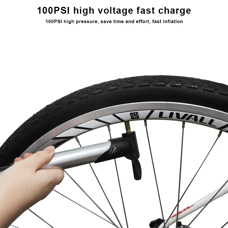 Bicycle Pump Portable Mini High Pressure Hand Inflator Mtb Road Bike Tire Pump For Schrader And Presta Valve Cycling Accessories