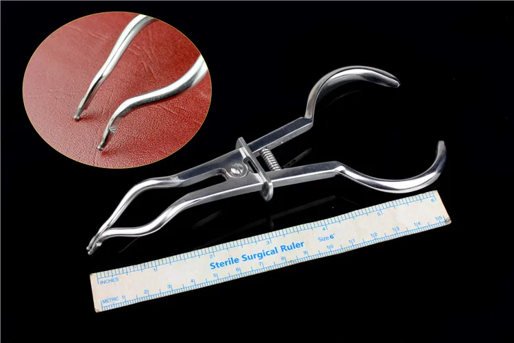 Dental rubber barrier instrument set puncher dental rubber barrier set bracket face bow oral rubber barrier clamp