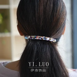 Women headwear cute hair clip super large vintage hair barrette thick ponytail clamp  fashion hair accessories for women