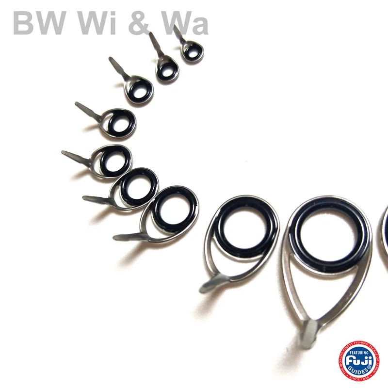 BR Wi&Wa FUJI CCKTAG guide  High quality guide Kit Alconite ring guide set one set 4pcs