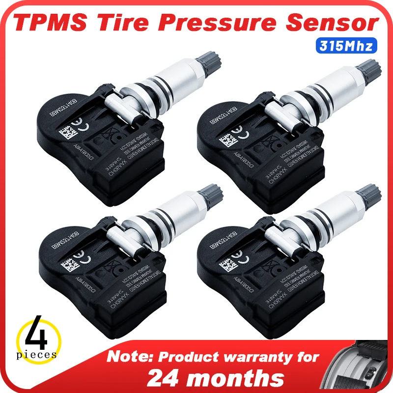 NEW 4PCS OEM BBM2-37-140B TPMS Tire Pressure Monitor Sensor For Mazda 2 3 5 6 RX8 CX7 MX5 CX-9 315hmz