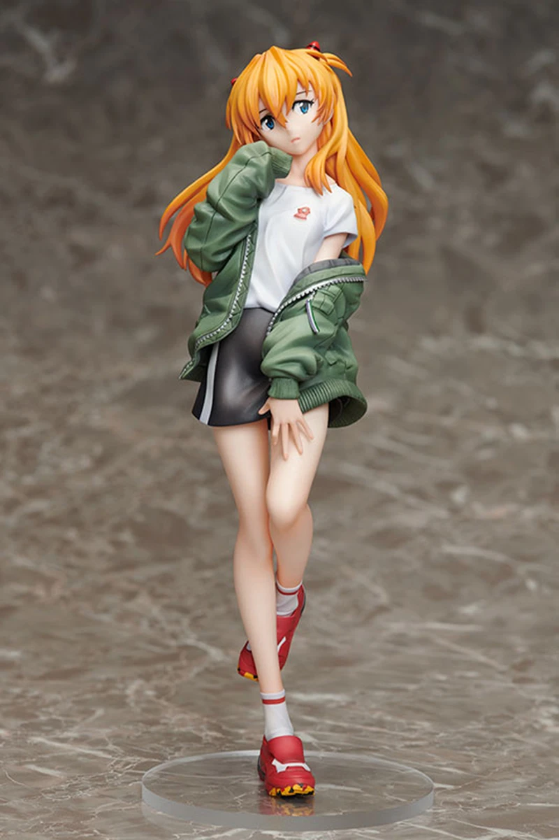 Resin Figure Kit Asuka Langley Shikinami  Kawaii Anime Free shipping Unpainted Garage Resin Kit Model GK