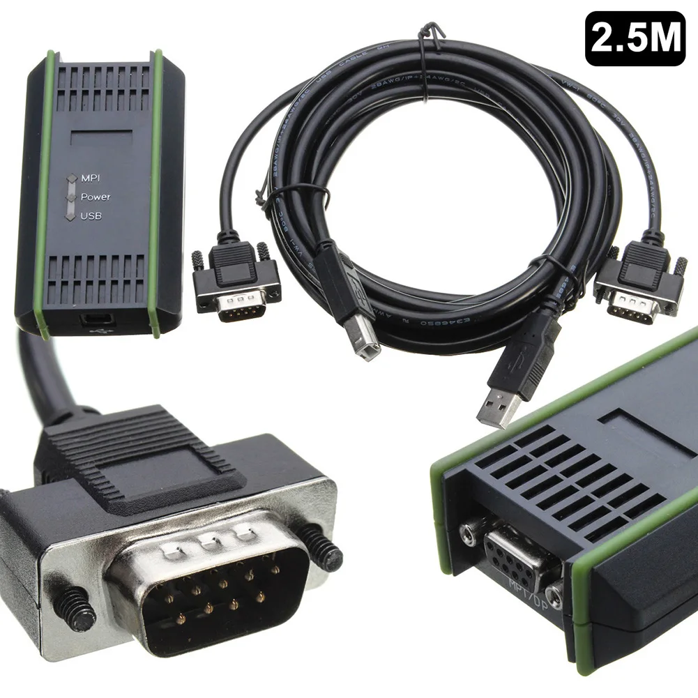 2.5m PC Adapter USB Cable Adapter for Siemens S7-200/300/400 RS485 Profibus/MPI/PPI for Siemens 6ES7972-0CB20-0XA0