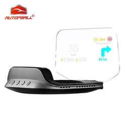 C3 Navigation Mirror HUD OBD2+GPS Dual Mode OBD2 Head Up Display GPS HUD Digital MPH KMH Speedometer Water&Oil Temp RPM Voltage
