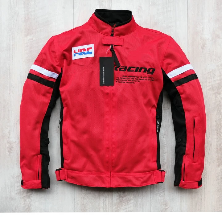 

Summer mesh breathable motorcycle Jersey racing locomotive shatter-resistant pull clothing for Honda removable protection