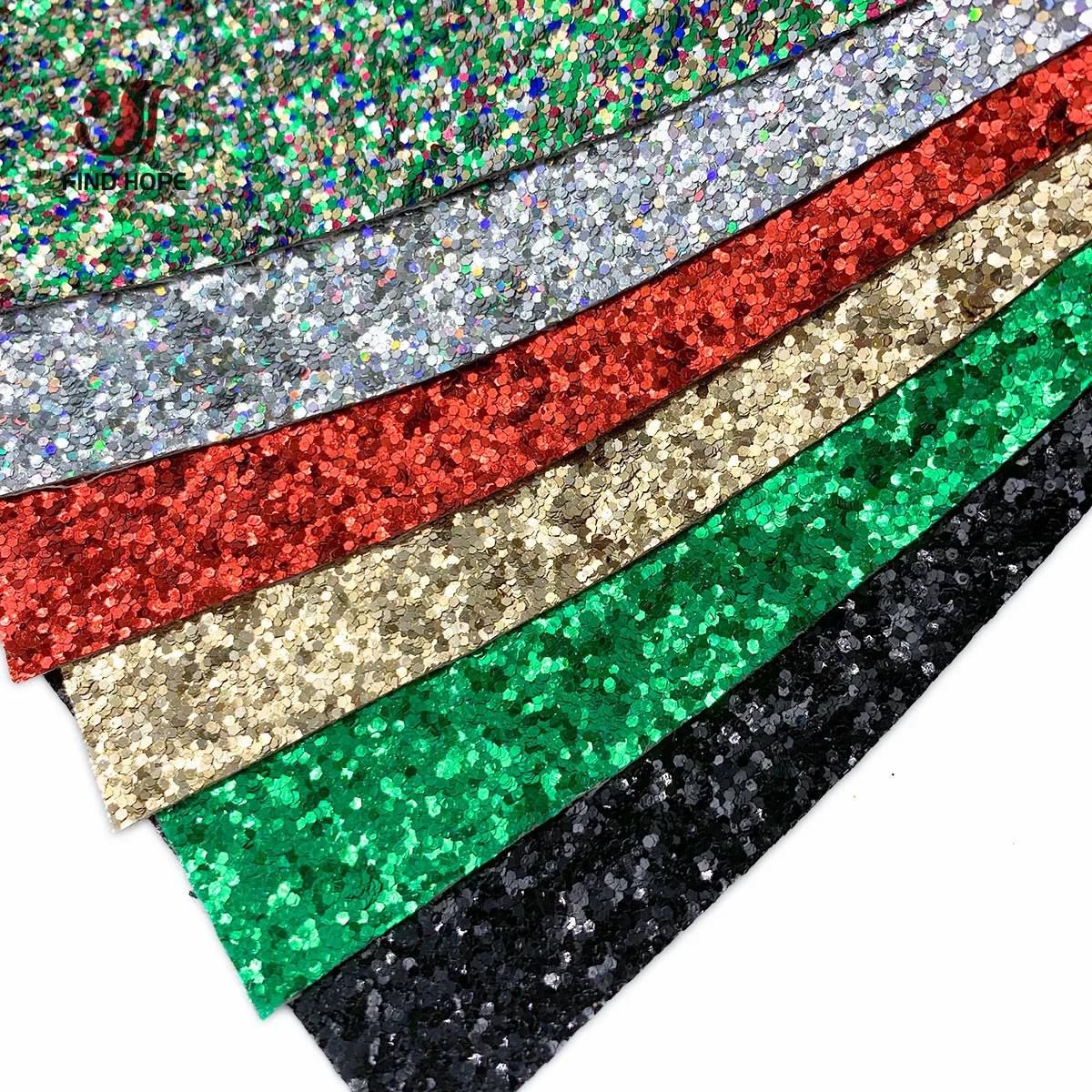 30pcs Fascio Fine Chunky Glitter Sintetico Del Vinile DELL\'UNITÀ di ELABORAZIONE Similpelle Tessuto Sparkle Spilla FAI DA TE Archi Fatti A Mano