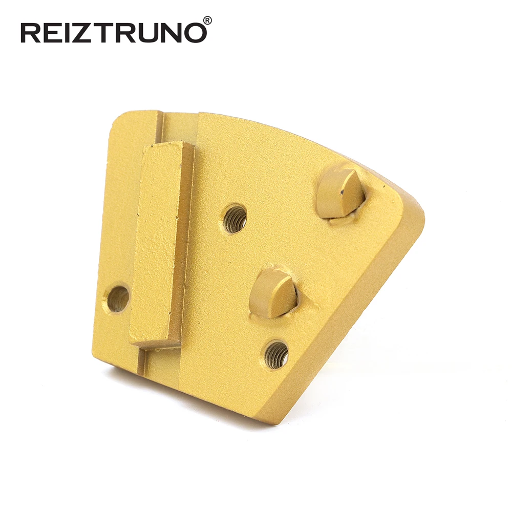 REIZTRUNO Trapezoid คอนกรีตแผ่นบด 2*1/4 PCD และ 1 โลหะ Diamond Segment คอนกรีตแผ่นสำหรับอีพ็อกซี่กำจัด