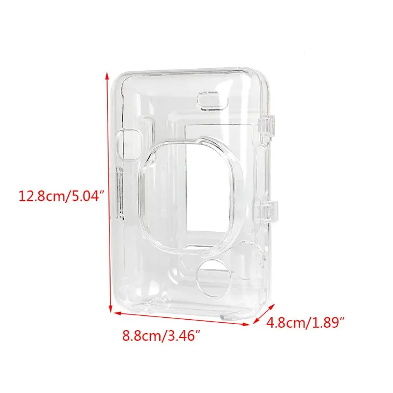 Transparent Crystal PVC Protective Case Protector Shell Cover Camera Bag for fujifilm Mini Liplay Camera Accessory