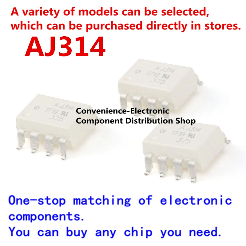 10 Stks/pak AJ314 J314 HCPL-J314-500E HCPL-J314 Sop-8 Smd Ic