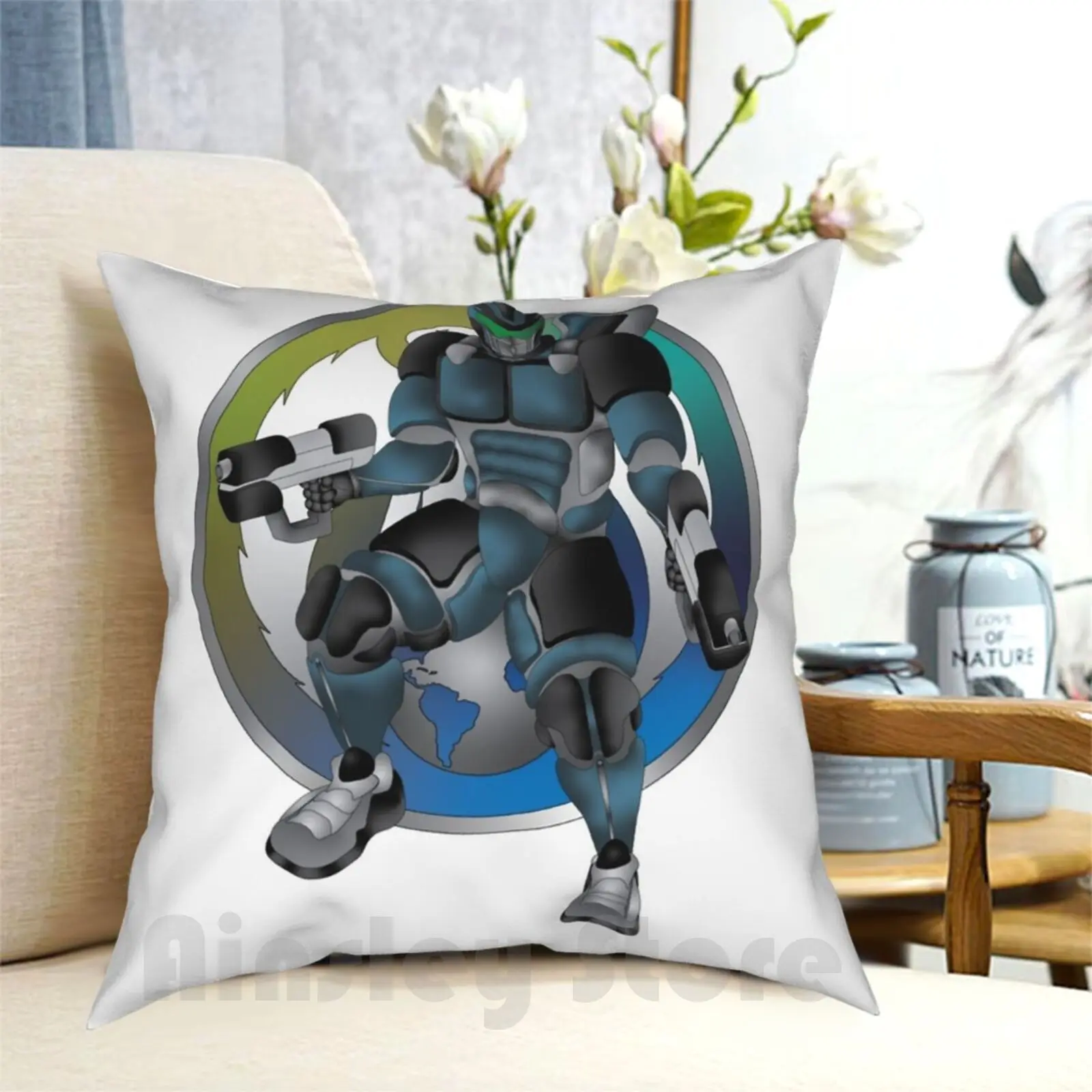 Legendary Futuristic Super Soldier-Gu – 8 Pillow Case Printed Home Soft Throw Pillow Superhero Supersoldier Exosuit