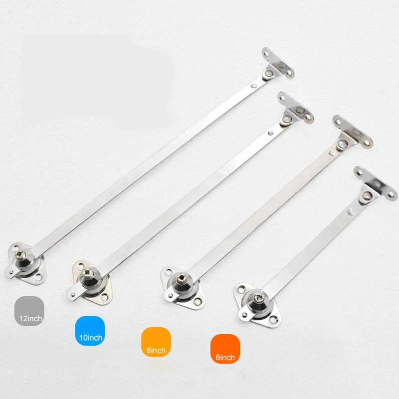 2Pcs Cabinet Door Support Rod Lower Door Lift Support Furniture Cabinet Door Kitchen Cupboard Hinges Cupboard Bracket Fitting