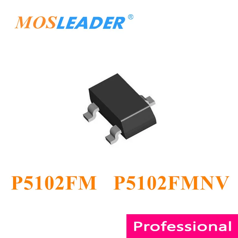 Mosleader P5102FM P5102FMNV SOT23 3000PCS P5102 P5102F P-Channel 20V 2.8A 3.5A Made in China High quality