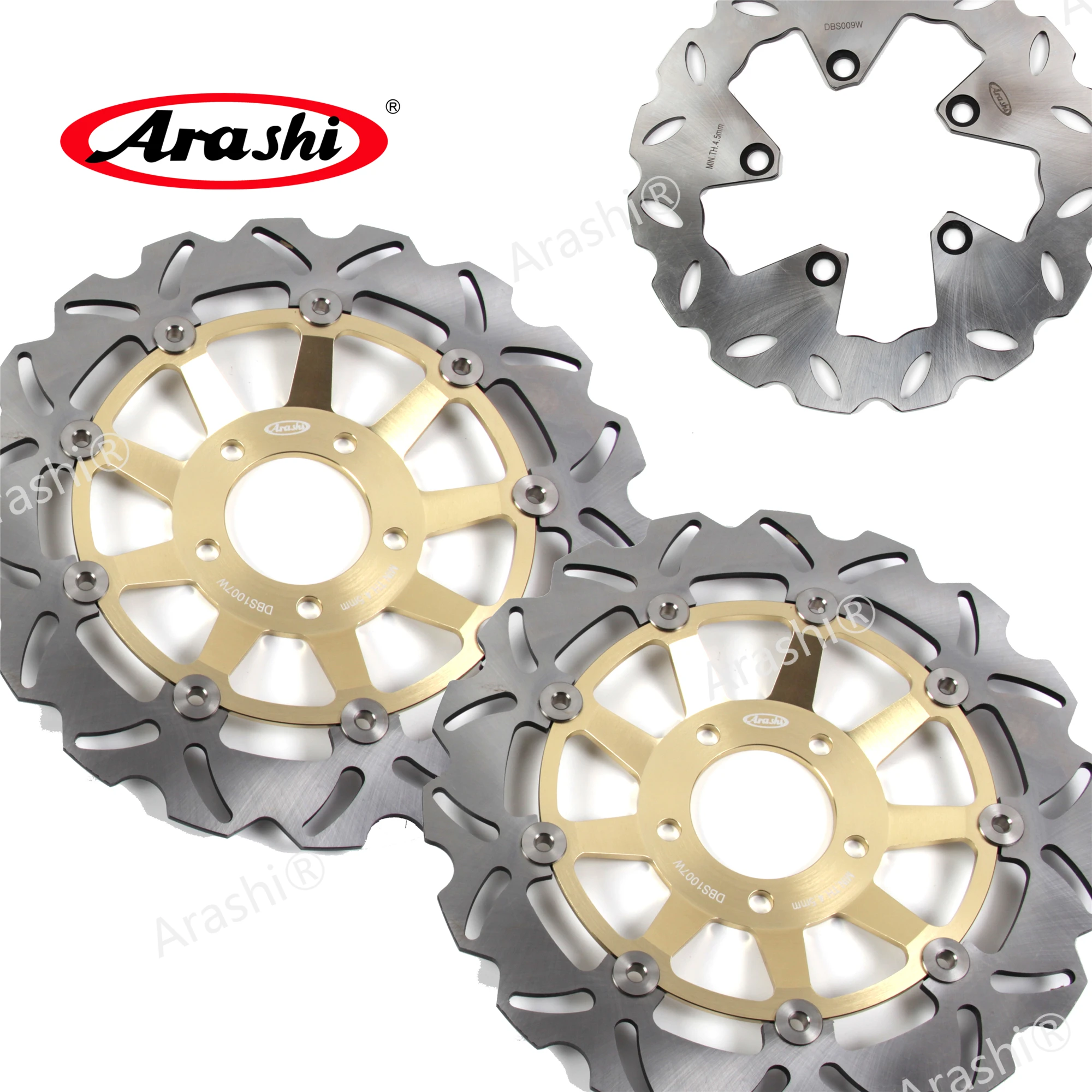 

ARASHI Motorcycle CNC Front Rear Rotors Brake Disc For SUZUKI GSX 750 GSX750 1997 1998 1999 2000 2001 2002 2003 Accessories