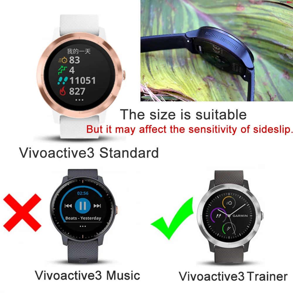 Luxury Electroplated Protective Cover For Garmin vivoactive 3 Trainer Silicone Shell TPU Watch Case Anti Scratch Cover