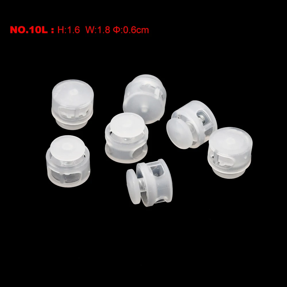 10pcs Cord Lock Plastic Stopper for DIY Jewellery Making
