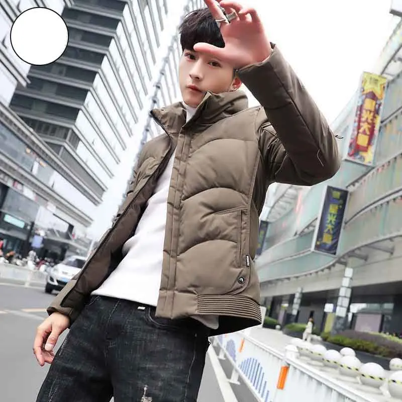 jacket Men coat outwear Harujuku Slim Windbreak Warm Parka Thick Winter simple High quality 4xl