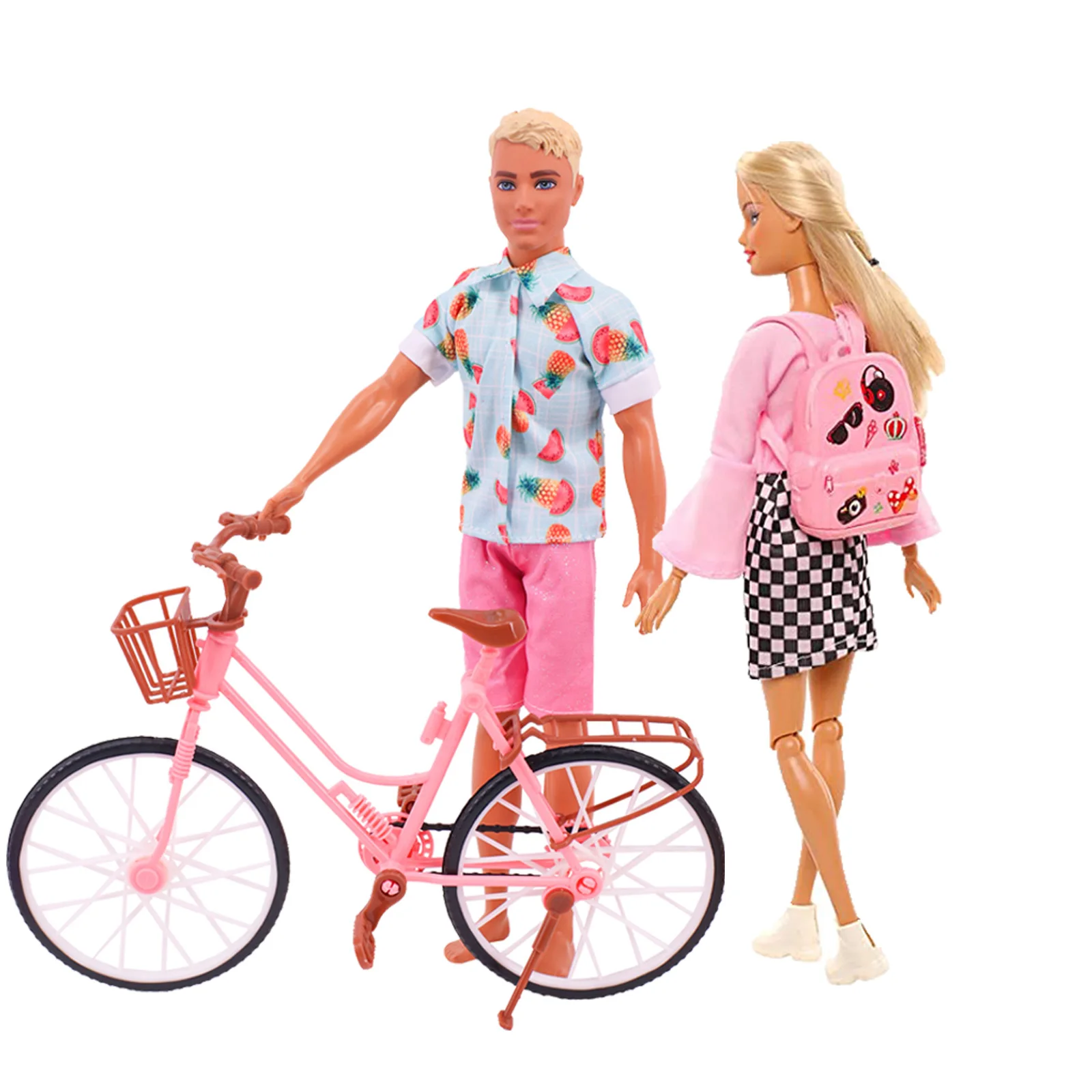 Barbies Ken Doll Clothes Daily Wear Casual Couple Doll Dress For Barbies Ken Doll Boys Girls Doll Accessories Mini Kelly Doll