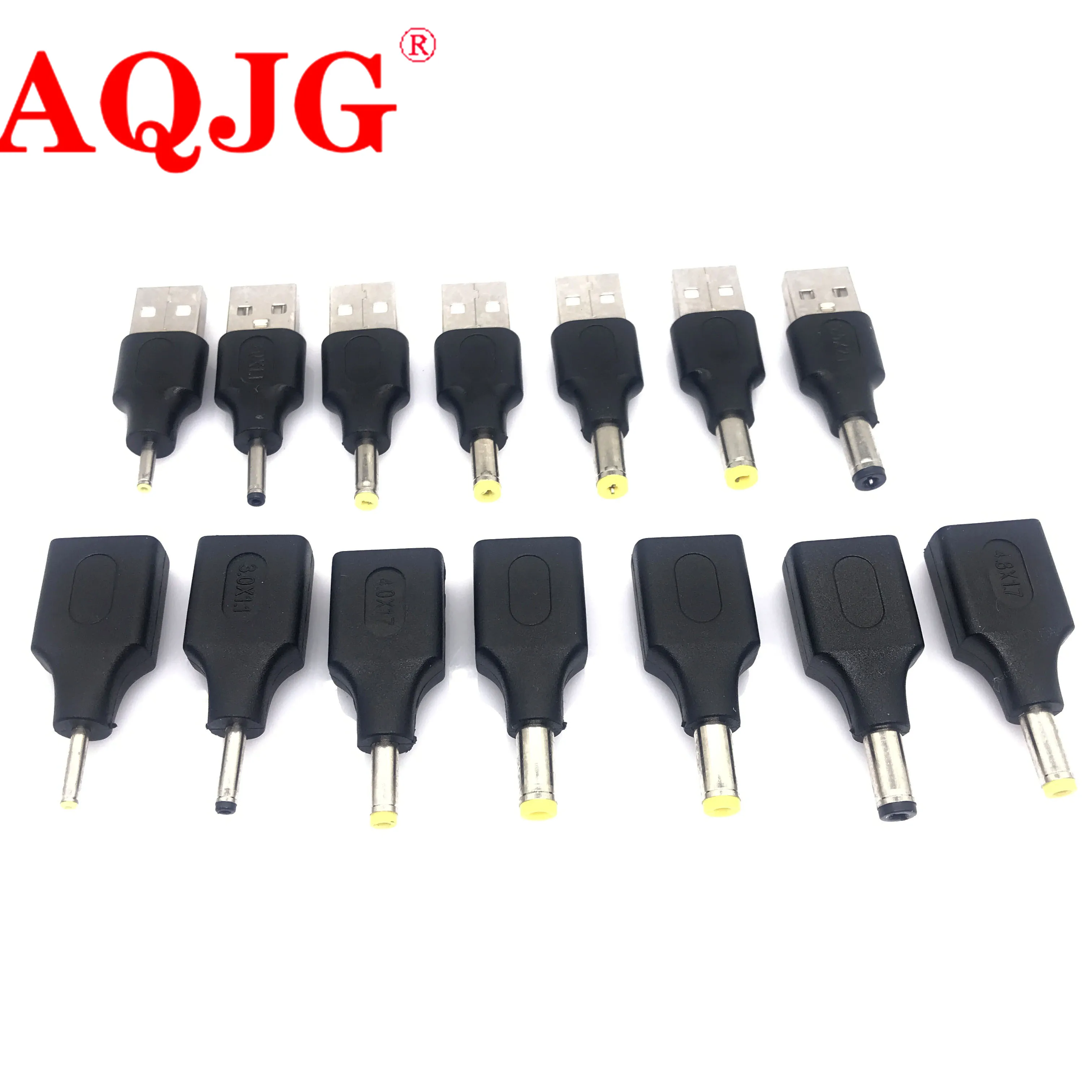 USB Power Plug Converter To 5.5*2.5 4.0*1.7 5.5*1.7 2.5*0.7 3.0*1.1 mm DC Jack Adapter Connector for Router Mini Fan Speaker