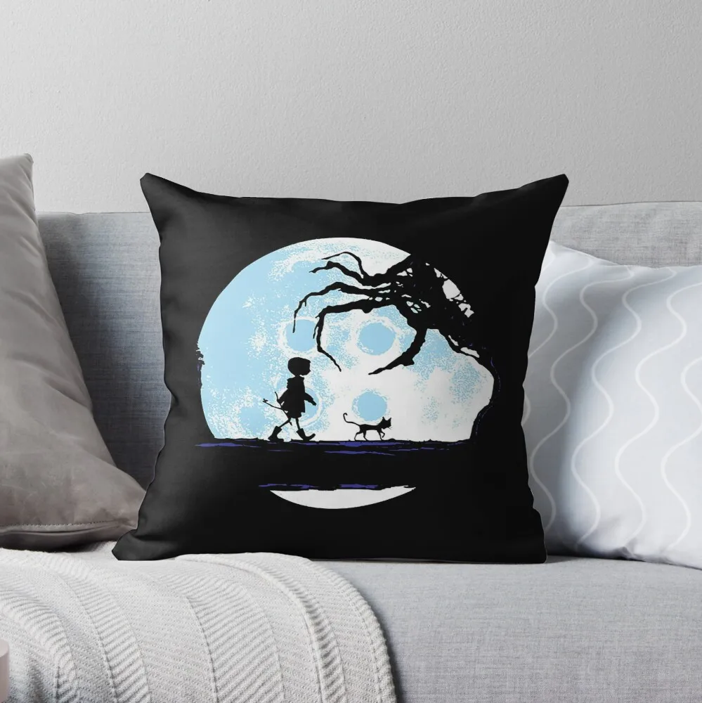 Coraline Throw Pillow Pillow Case Polyester Home Decora Pillowcases Throw Pillow Case kussensloop almohada poszewka