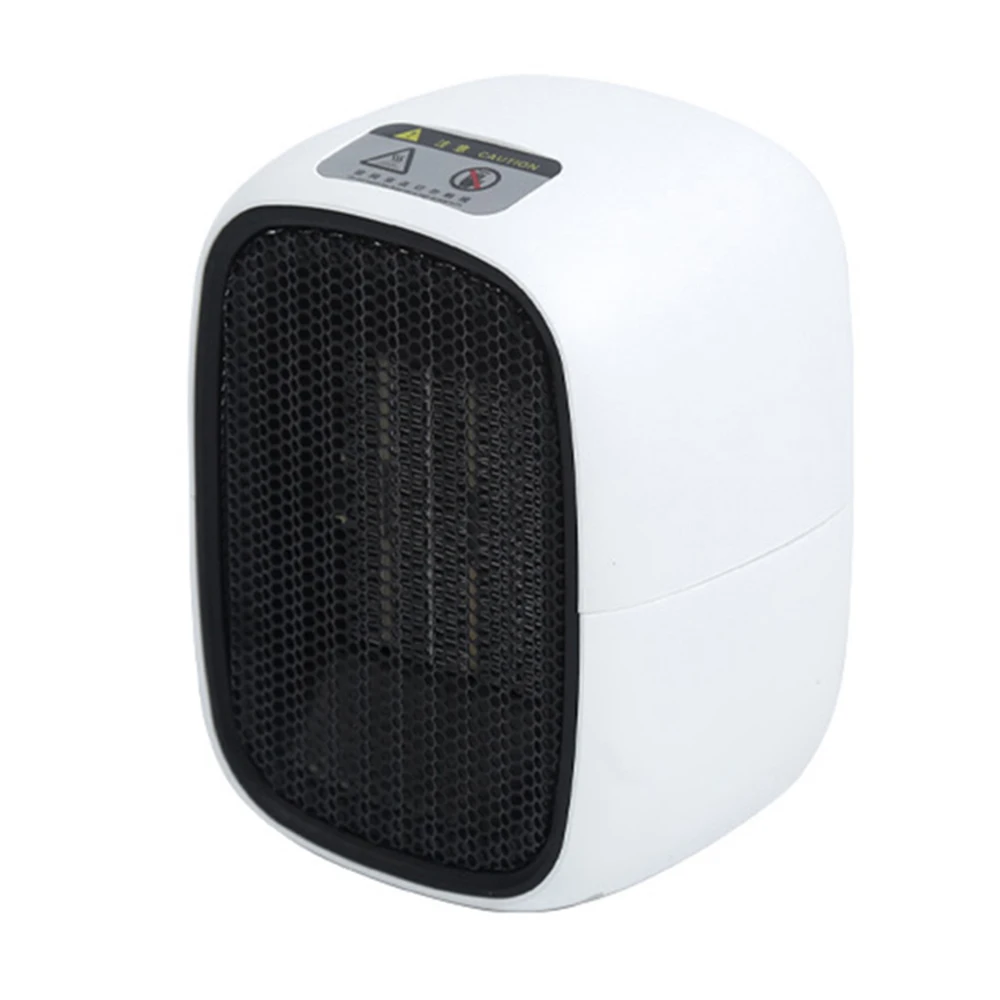 Mini aquecedor elétrico termoventilador para o lar, 500w, aquecimento, ventilador de ar quente, aquecedores de sala de escritório, prático