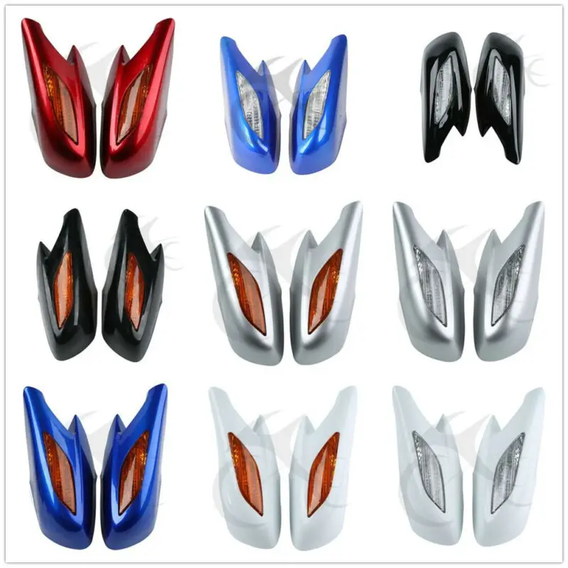 

Motorcycle Rear View Mirrors Turn Signals Lens Cover Cowl For Honda ST1300 2002-2011 ABS Plastic