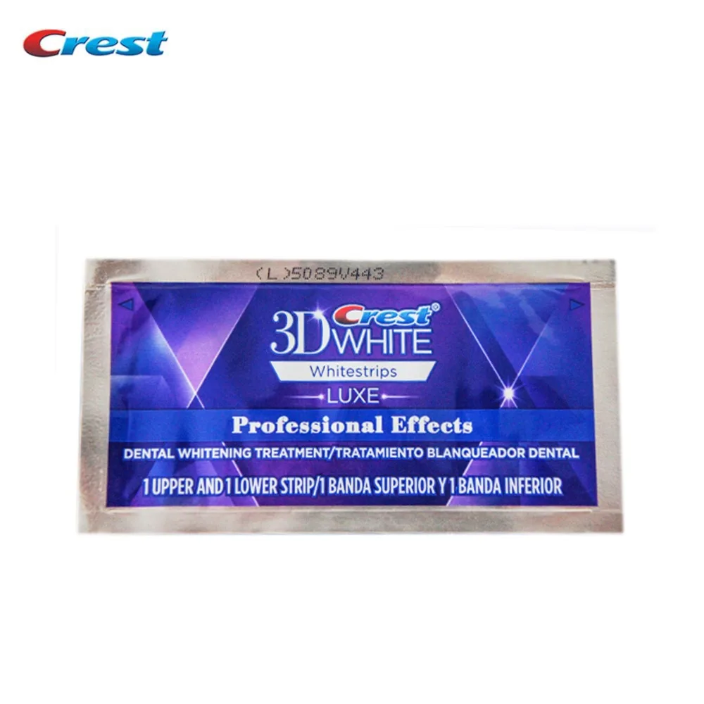 Оригинальные полоски Crest 3D Whitestrips для отбеливания зубов, профессиональные эффекты, белая полоска, зубной белый гель Pro-белый гель для взрослых