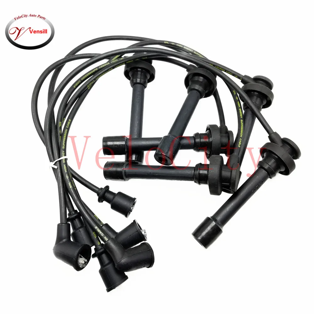 Spark Plug Wire Set Ignition Cable For Mitsubishi Pajero II Montero L200 Shogun II Part No# MD173402 ADC41614 7729 73406