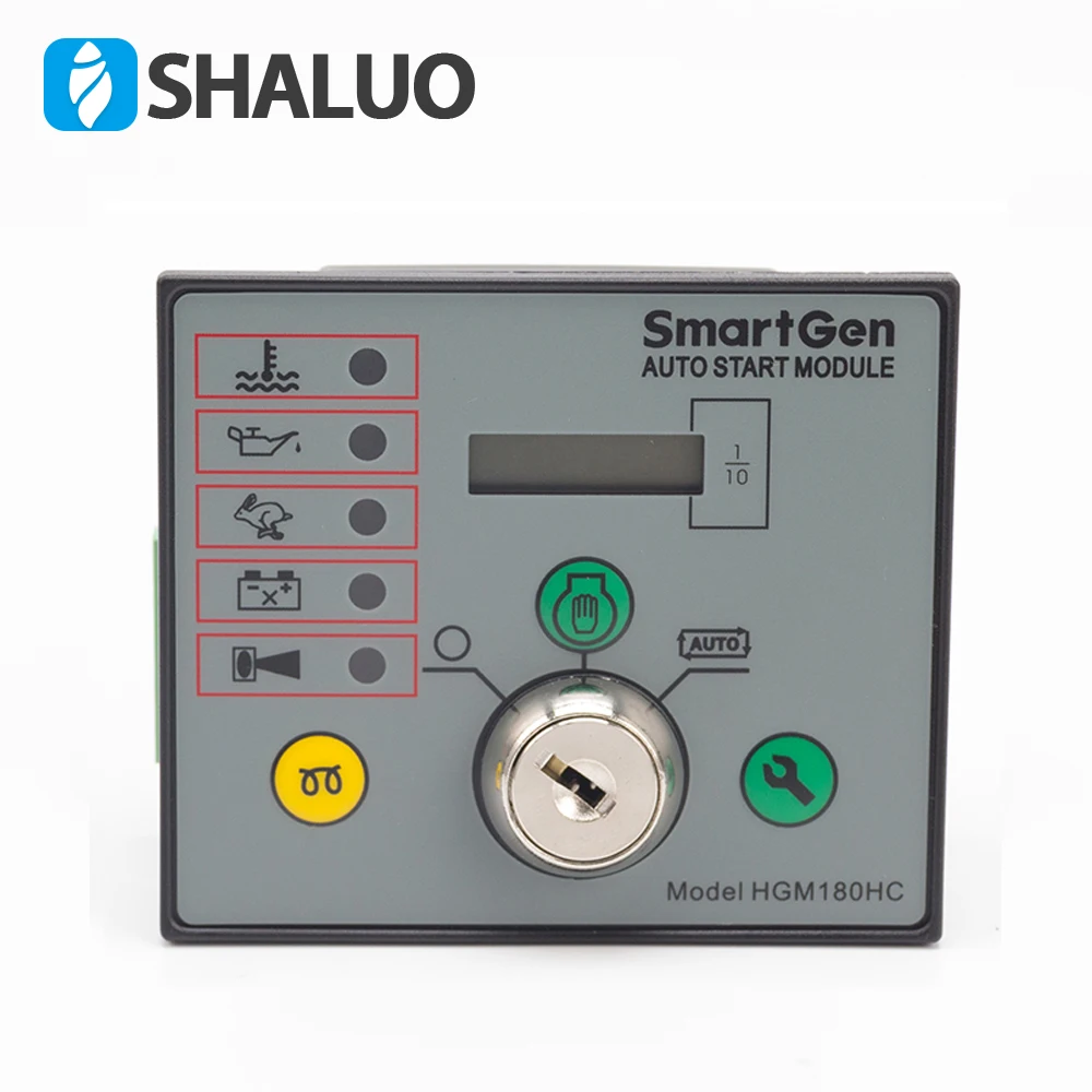 Imagem -02 - Smartgen-conjunto de Peças Genconjunto Hgm180hc Módulo Controlador Sistema Eletrônico Liga e Desliga Automaticamente