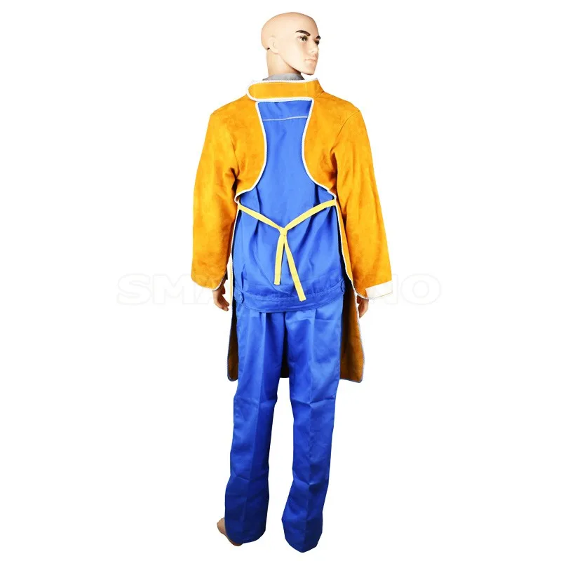 Cow Split Leather Welding Protective Clothing Apparel Welder Safety Jacket Durability Heat and Fire Resistant Safety Clothing