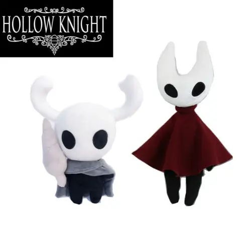 30CM Hollow Knight White Plush Doll Silksong Hornet Ghost Stuffed Toy Kid Xmas Gift